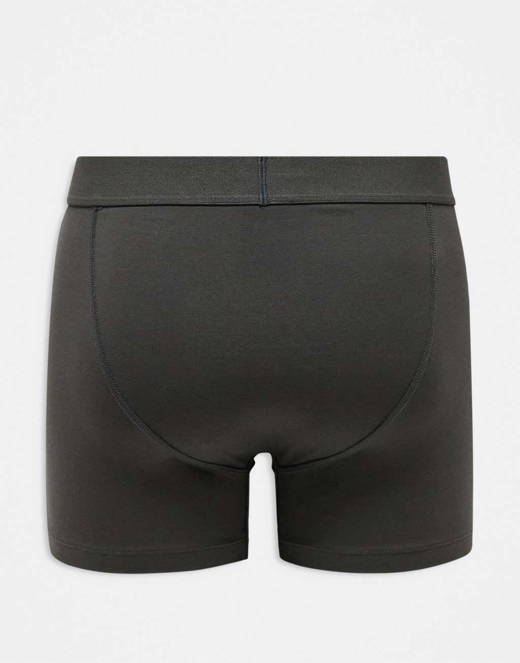 Weekday 3-pack boxer briefs in black and gray Product Image