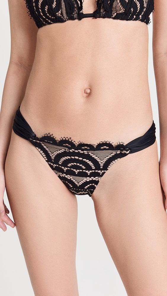 PQ Swim Lace Fanned Bikini Bottoms | Shopbop Product Image