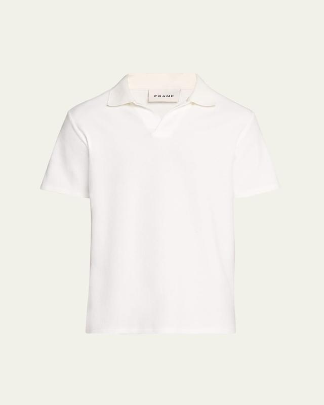 Mens Jacquard Polo Shirt Product Image