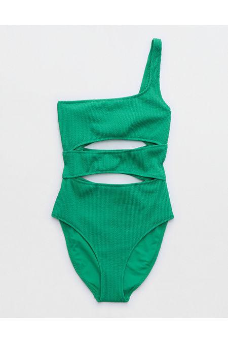 Aerie Crinkle Full Coverage One Piece Swimsuit Women's Product Image