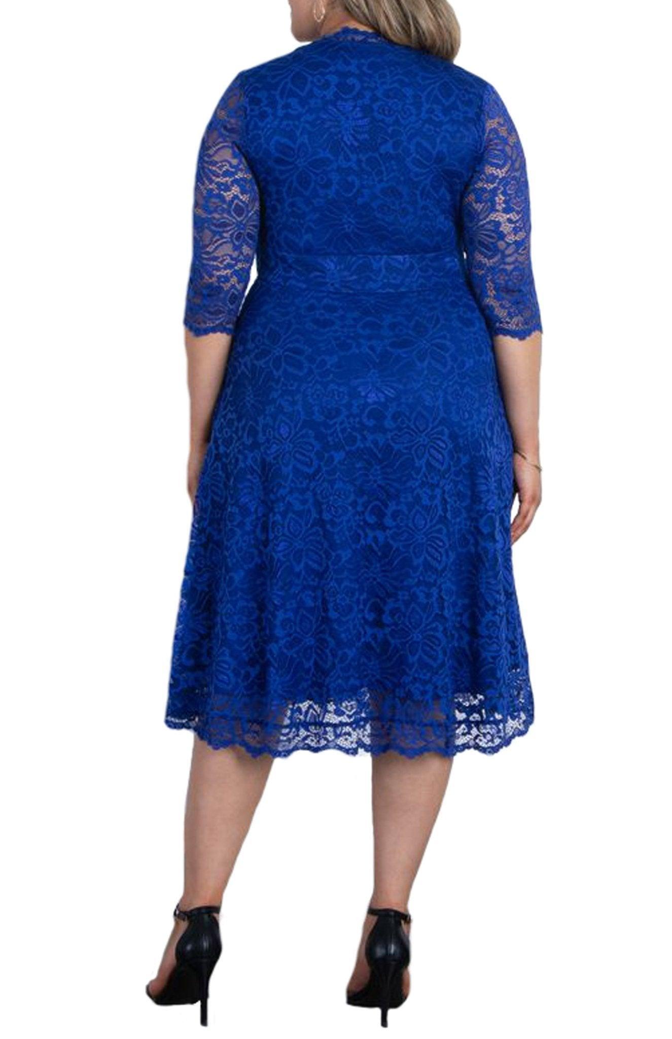 Mademoiselle Lace Cocktail Dress - Plus Product Image