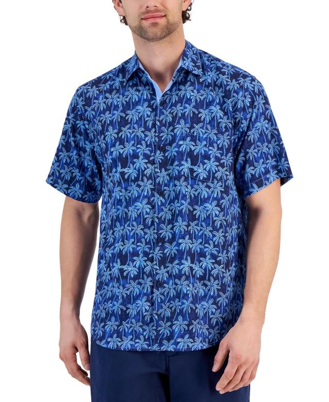 Men's Paradise Palms IslandZone® Moisture-Wicking Printed Button-Down Shirt Product Image