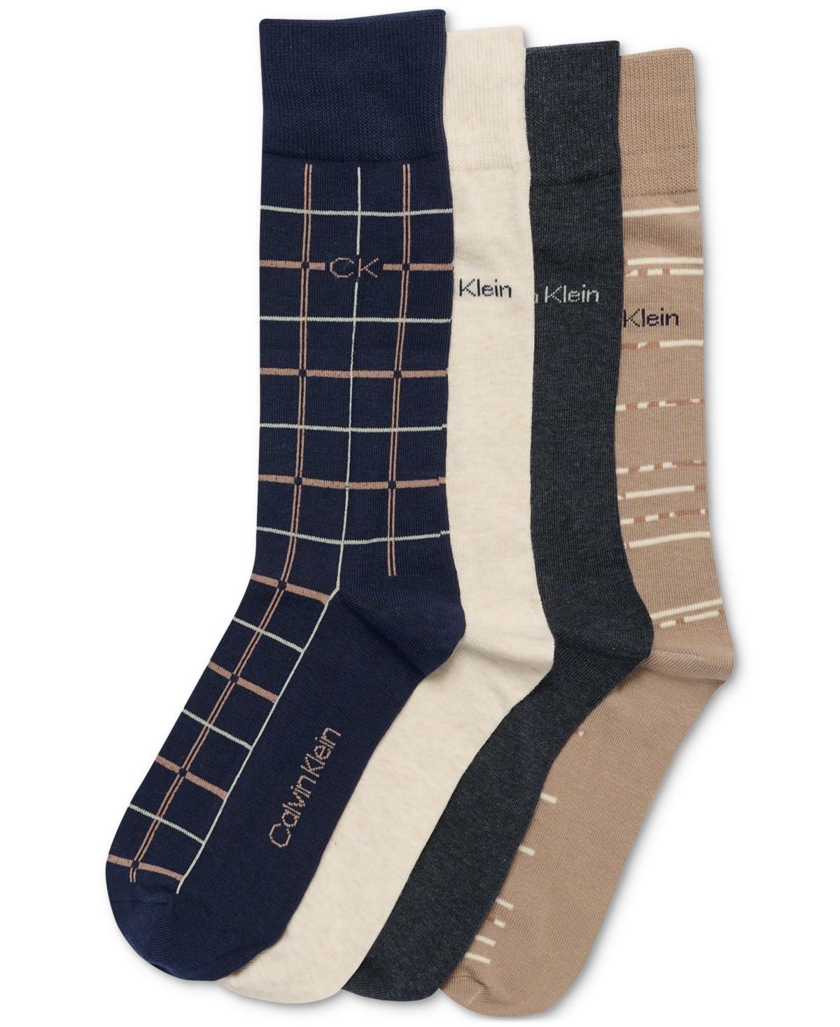 Calvin Klein Mens 4pk. Logo Dress Socks Product Image