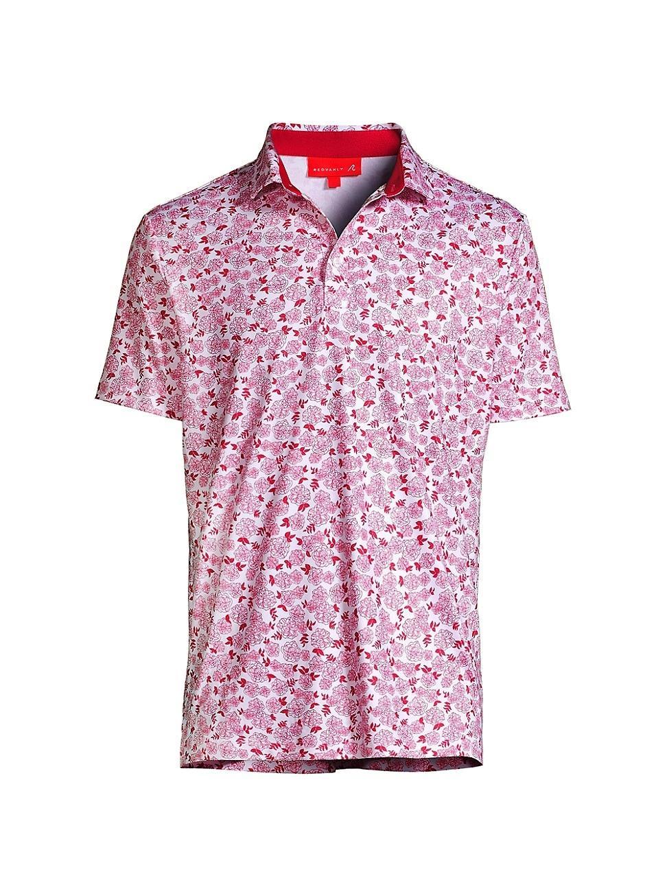 Redvanly Fordune Floral Performance Golf Polo Product Image