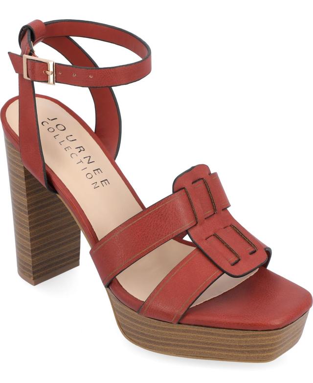 Journee Collection Womens Mandilyn Platform Sandals Product Image