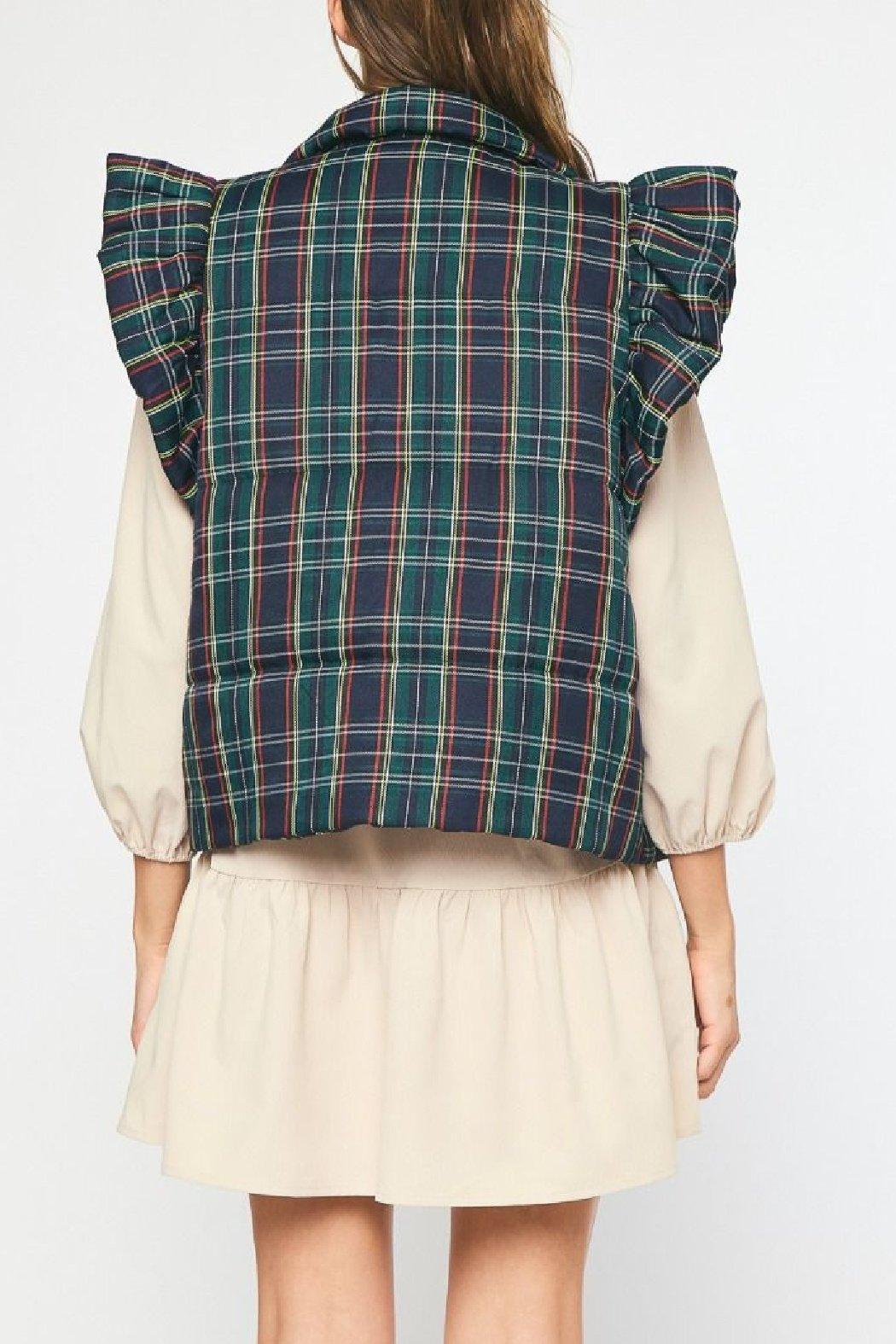 Plaid Vest Product Image