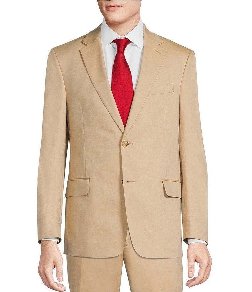 Tre Vero Tan Cotton Suit Jacket product image