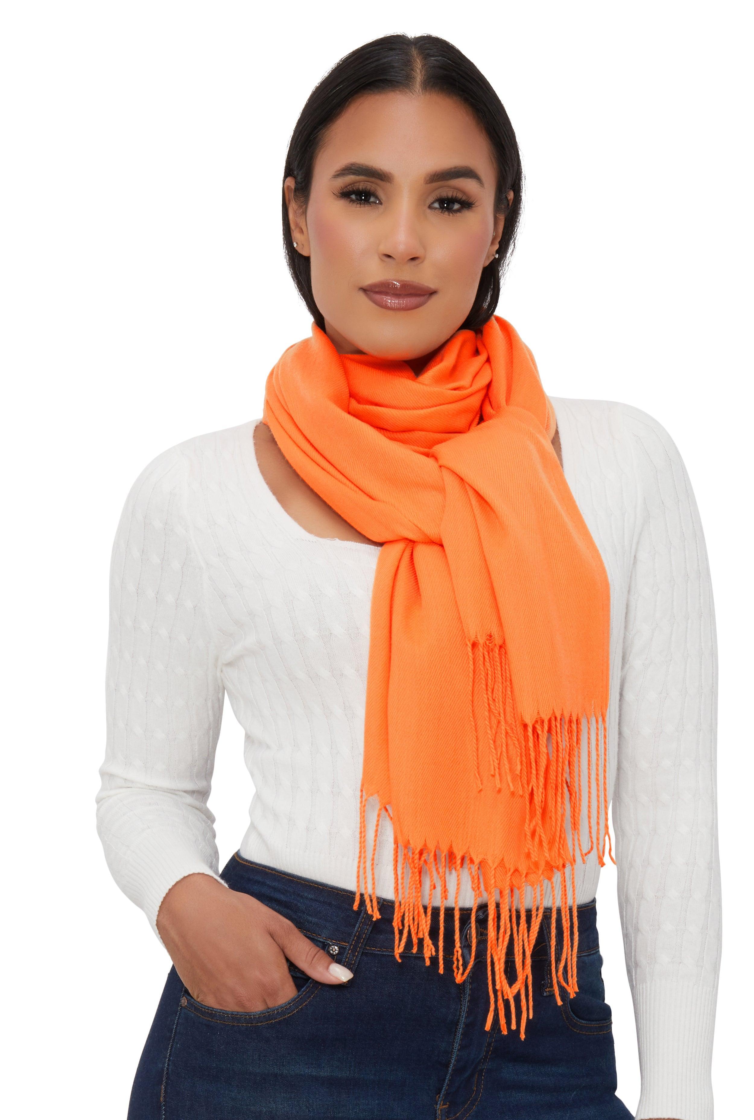 Solid Pashmina Scarf Female Product Image