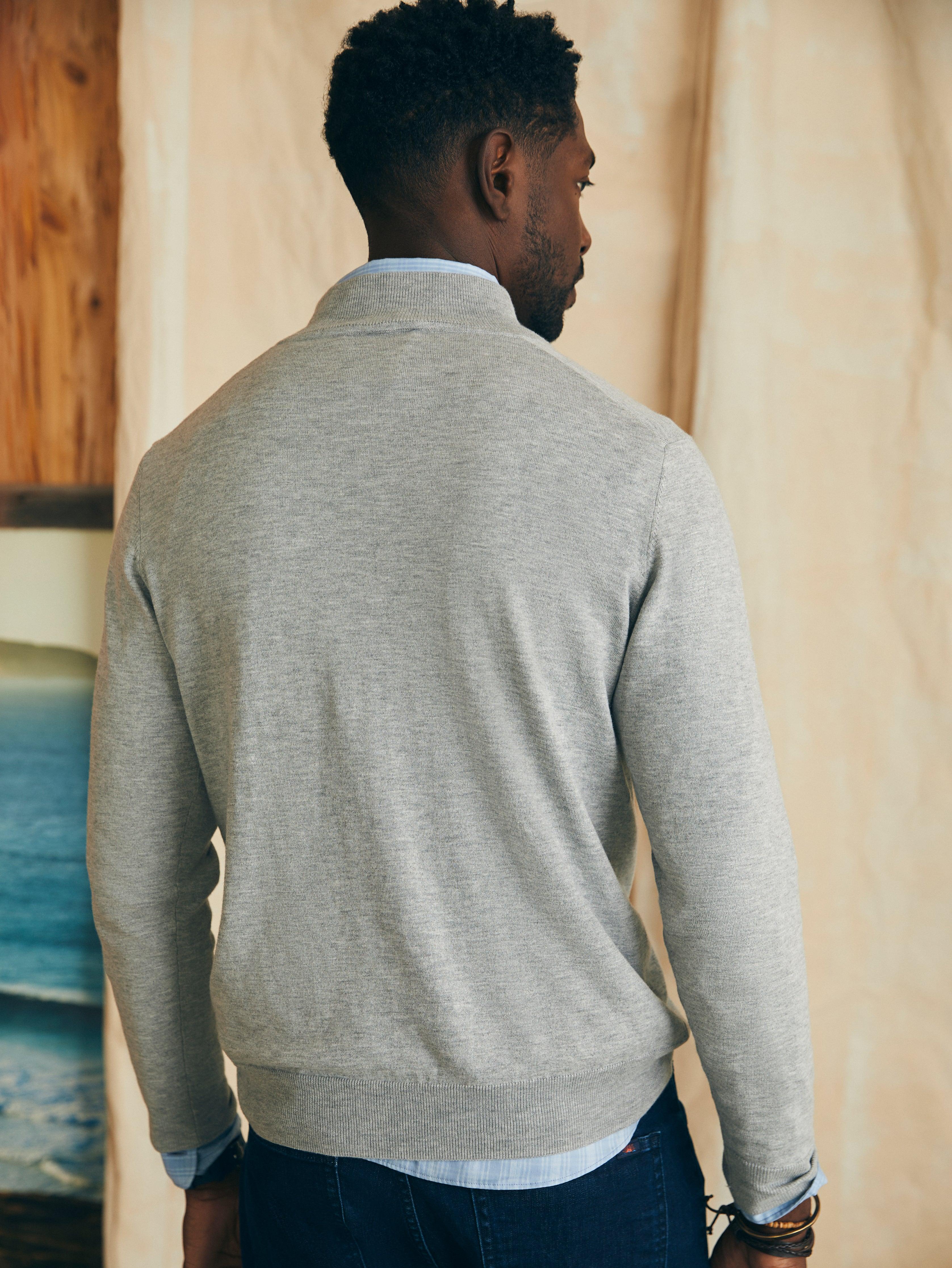 Movement™ Quarter Zip Sweater - Mineral Grey Heather Male Product Image