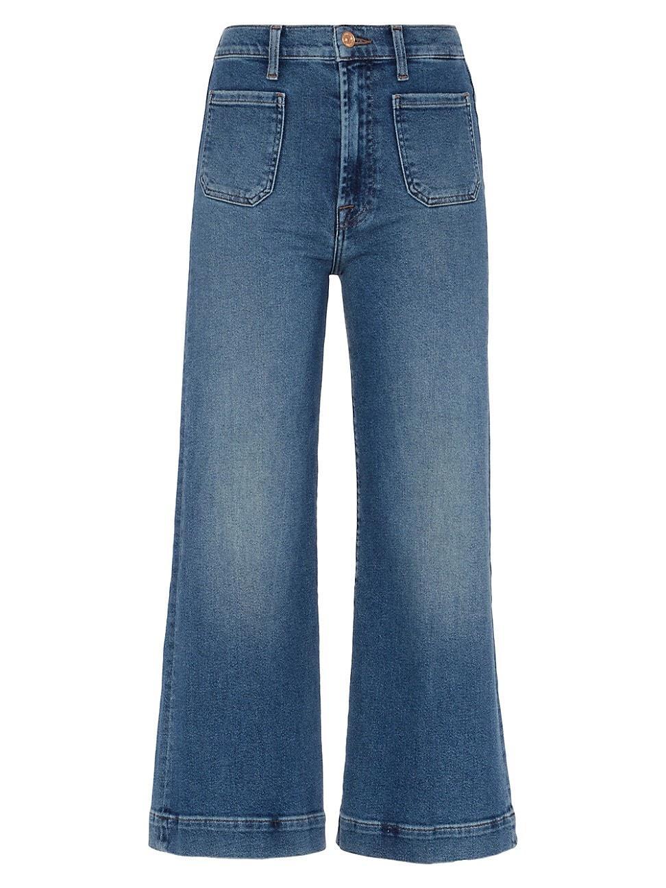 Womens Jo Patch-Pocket Crop Jeans Product Image