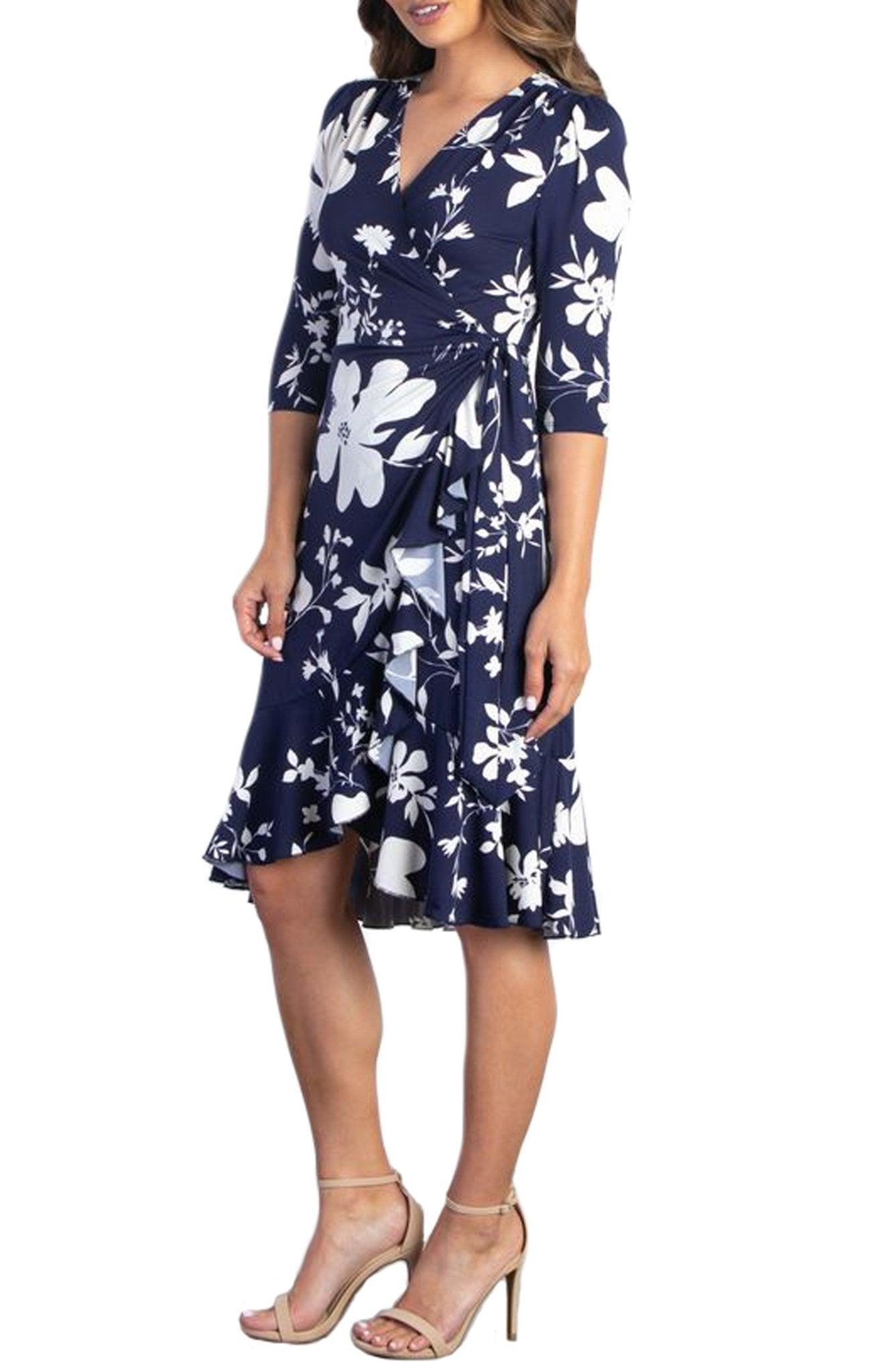 Flirty Flounce Wrap Dress Product Image