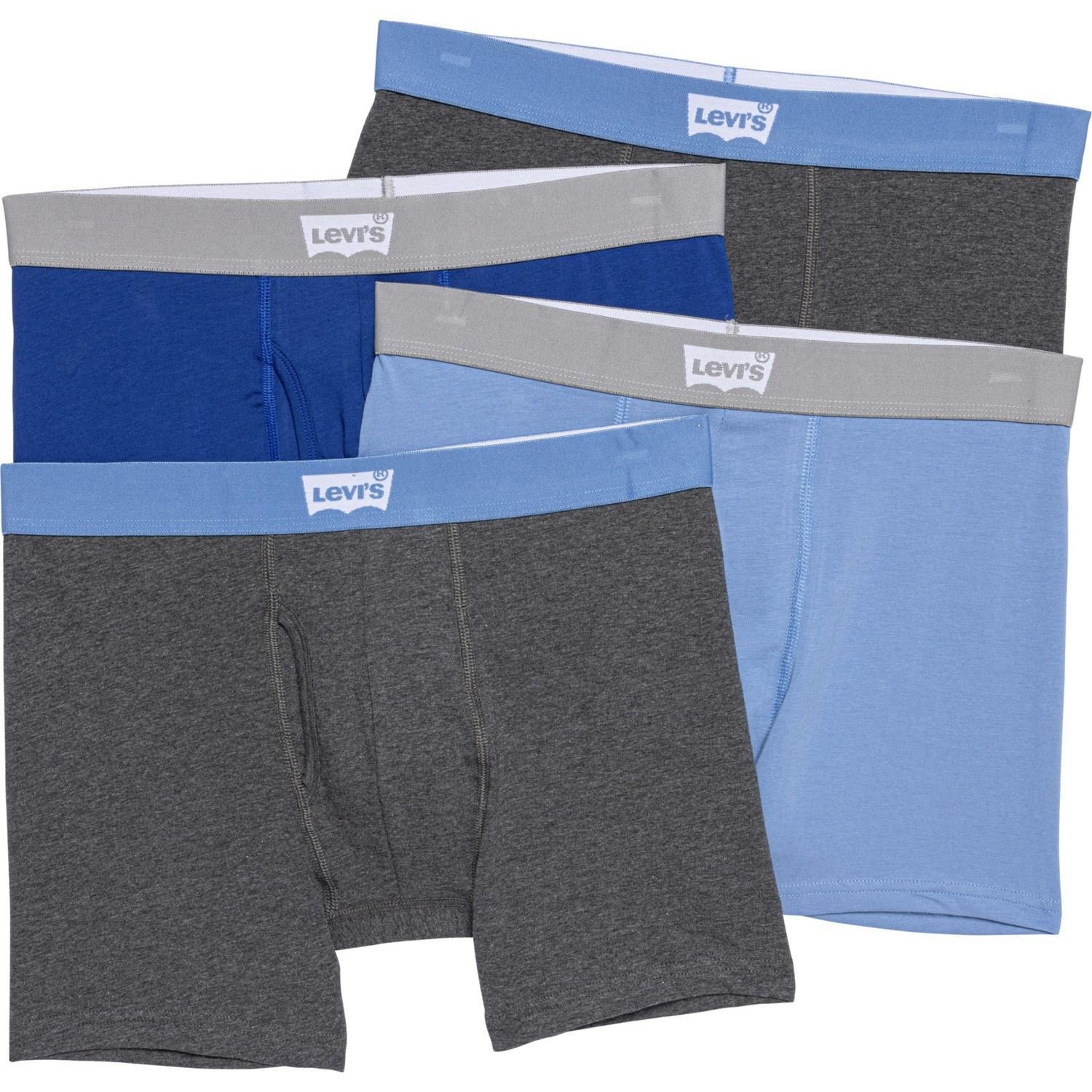 Levi's Cotton Stretch Boxer Briefs - 4-Pack Product Image