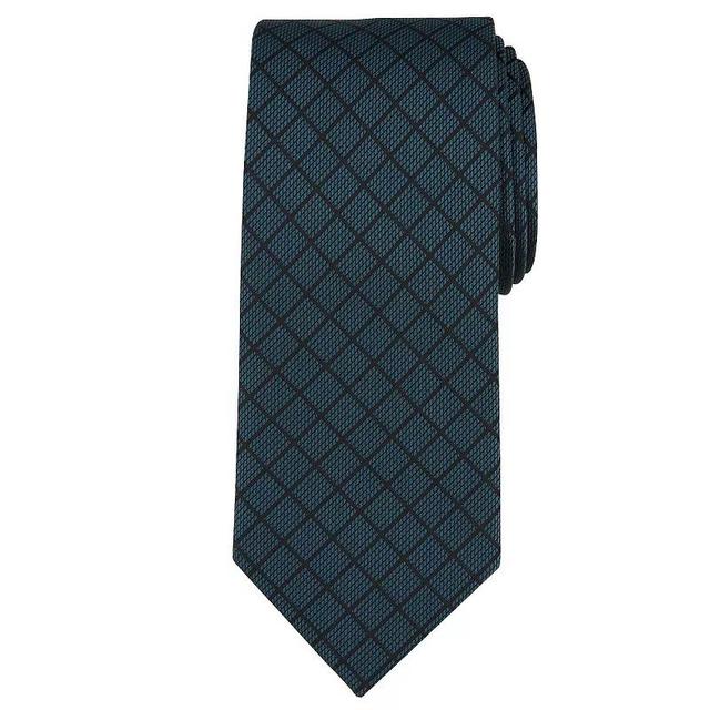 Mens Bespoke Patterned Tie, Blue Walton Product Image