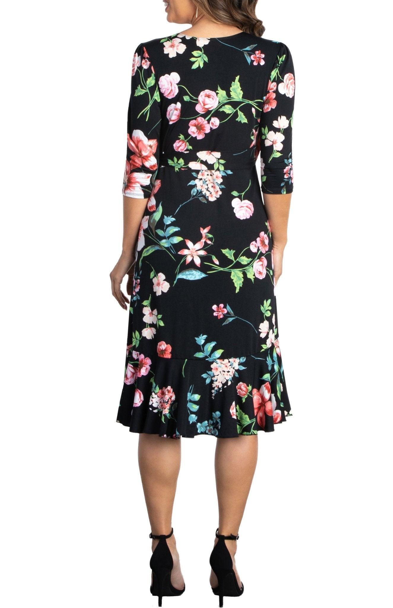 Flirty Flounce Wrap Dress Product Image