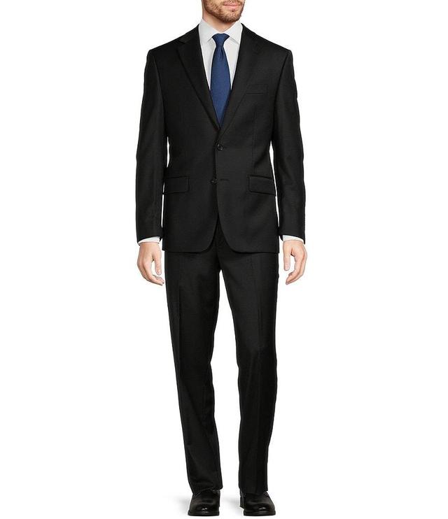 Hickey Freeman Classic Fit Flat Front Solid 2-Piece Suit Product Image