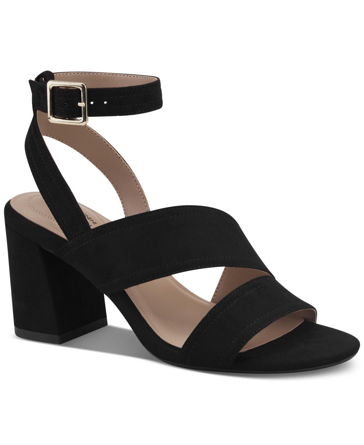 Giani Bernini Womens Cheryll Memory Foam Asymmetrical Block Heel Dress Sandals, Created for Macys Product Image