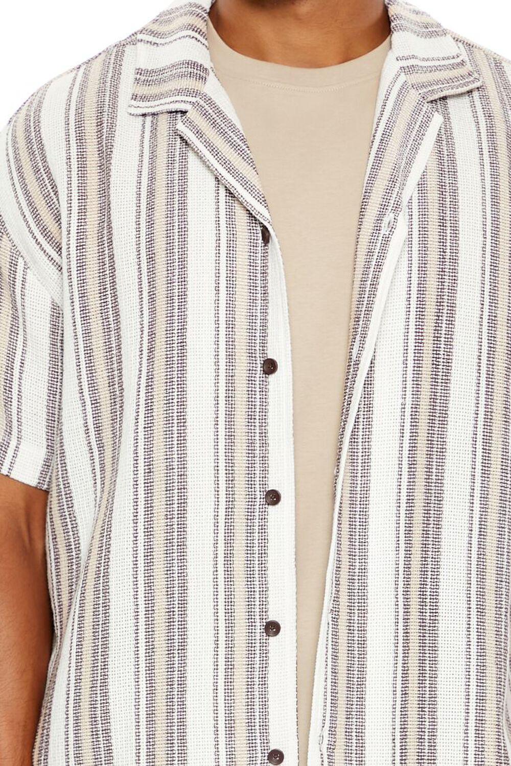 Textured Striped Shirt | Forever 21 Product Image