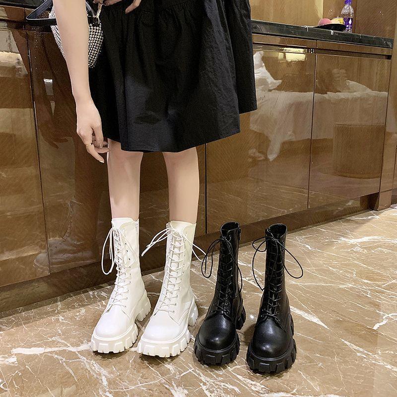 Lace Up Platform Boots Product Image