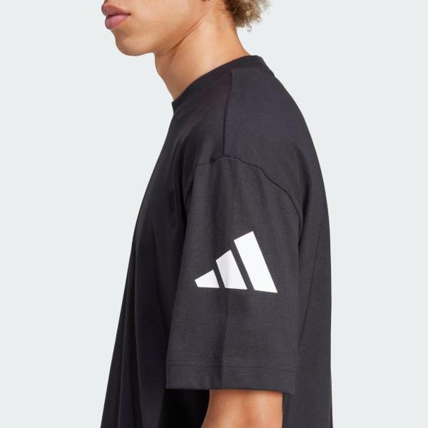 adidas Essentials Loose Fit 3 Bar Logo Tee Warm Clay 2XL Mens Product Image