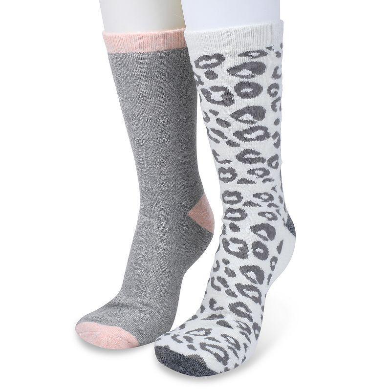 Womens GaaHuu 2 Pack Cushioned Thermal Socks Product Image