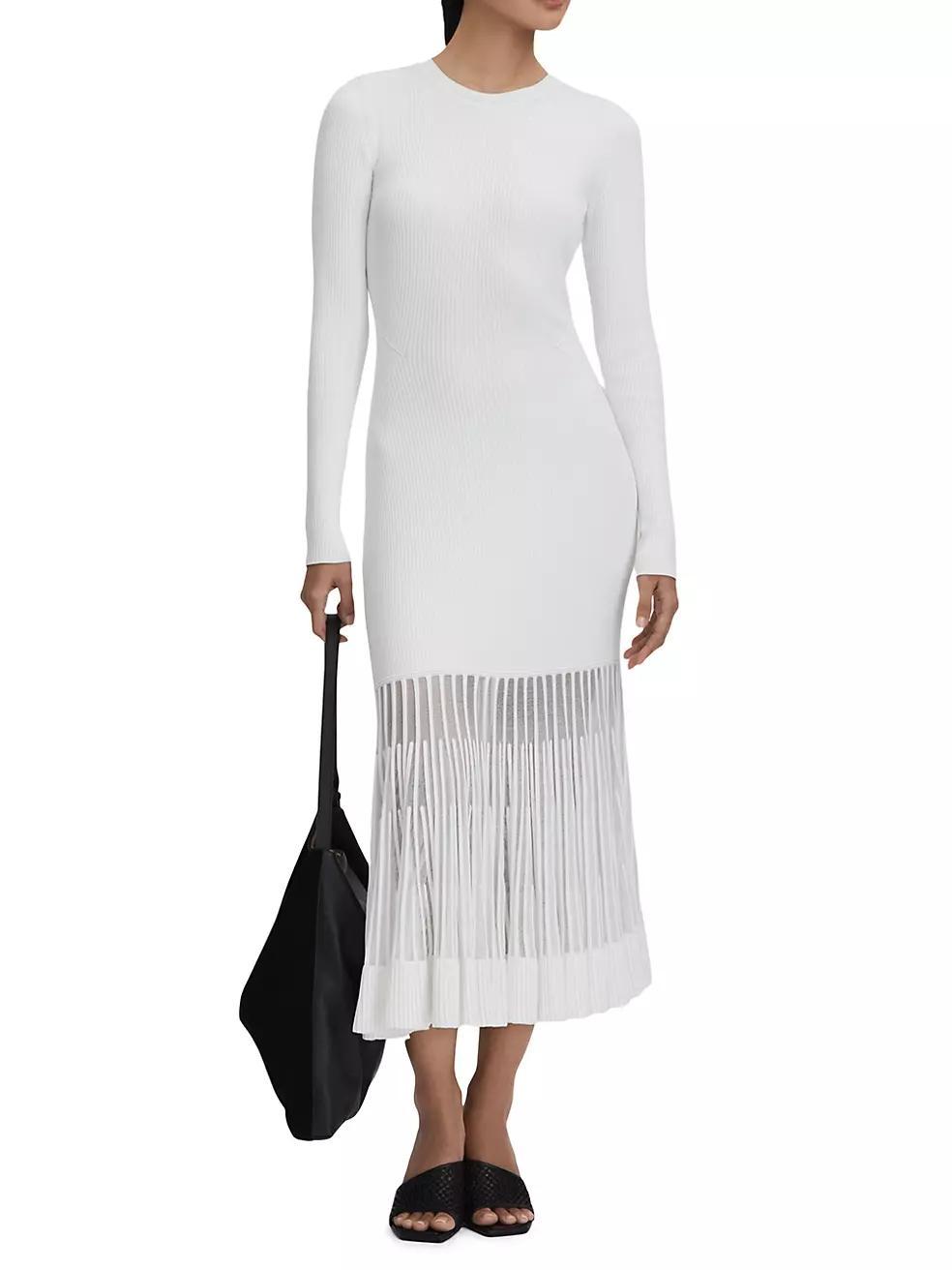 Tasmin Rib-Knit Midi-Dress Product Image