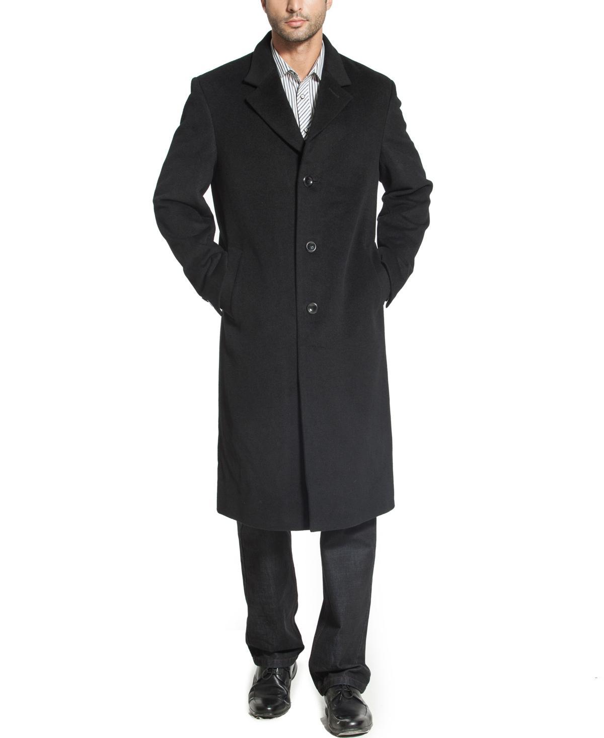 Bgsd Men Henry Wool Blend Long Walking Coat Product Image