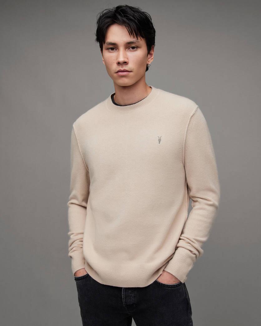 AllSaints Statten Ramskull Crew Neck Sweater Product Image