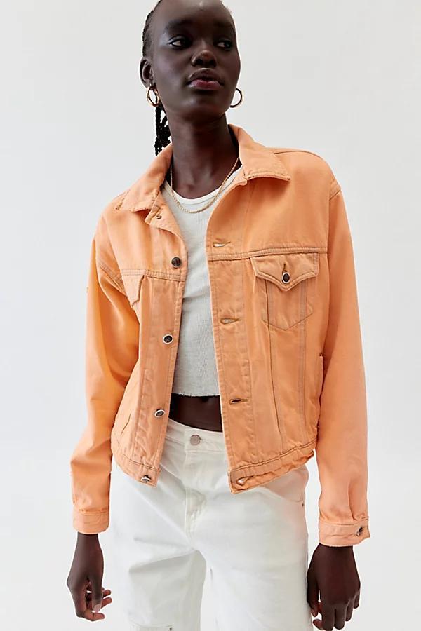 Urban Renewal Remade Overdyed Y2K Denim Jacket Womens at Urban Outfitters Product Image