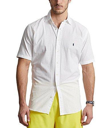 Polo Ralph Lauren Big  Tall Seersucker Short Sleeve Woven Shirt Product Image