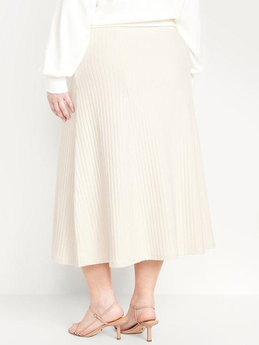 Cozy Ribbed Maxi Skirt Product Image