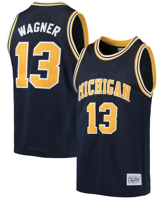 Mens Moritz Wagner Navy Michigan Wolverines Alumni Basketball Jersey - Navy Product Image