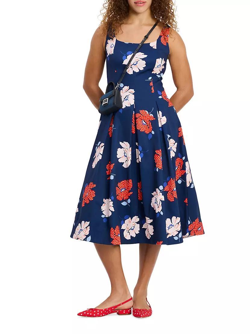 ​Dotty Floral Flounce Dress Product Image