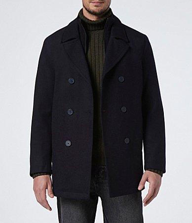 Marc New York Burnett M50 Wool Peacoat Product Image