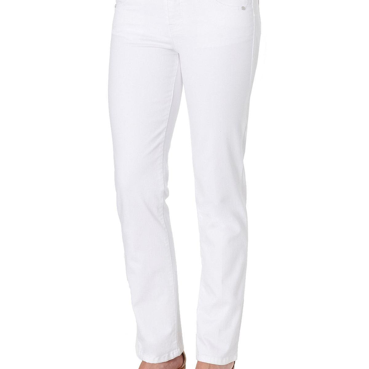 WZS1560OW   Lily White Absolution Straight Leg Jeans - Plus Democracy Jeans Product Image