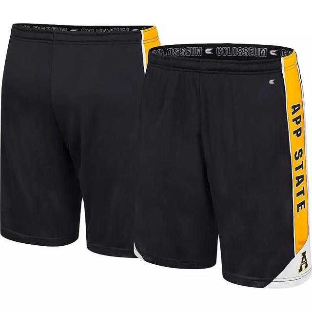 Mens Colosseum Black Appalachian State Mountaineers Haller Shorts Product Image