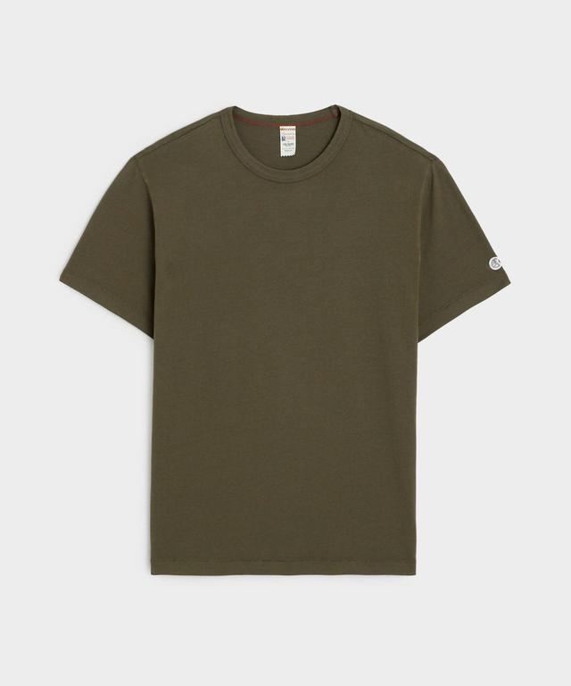 Champion Basic Jersey Tee in Dark Moss Product Image