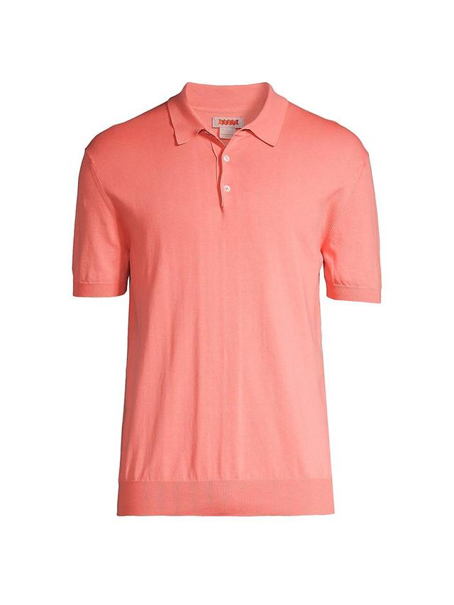 Mens Knit Polo Shirt Product Image