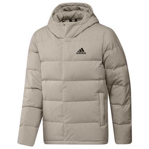 adidas Mens Helionic Puffer Jacket - Beige/Beige Product Image