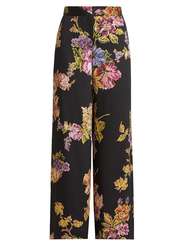 Womens Isaiah Floral High-Rise Pants Product Image