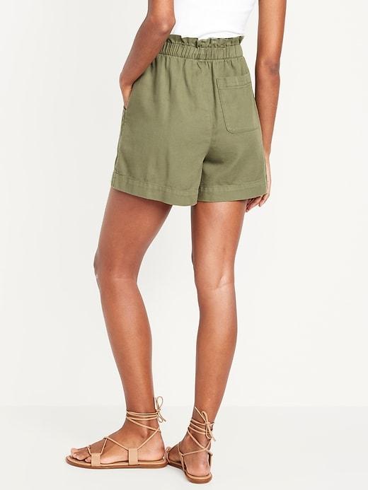 Extra High-Waisted Utility Shorts -- 4-inch inseam Product Image