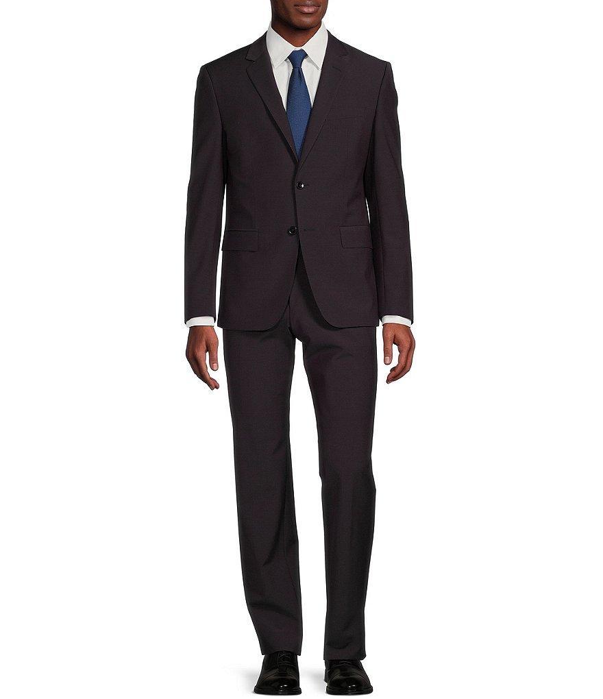 Hugo Boss Slim Fit Flat Front Fancy Pattern 2-Piece Suit Product Image