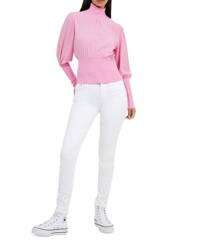 French Connection Womens Krista Mixed Media Sweater Product Image