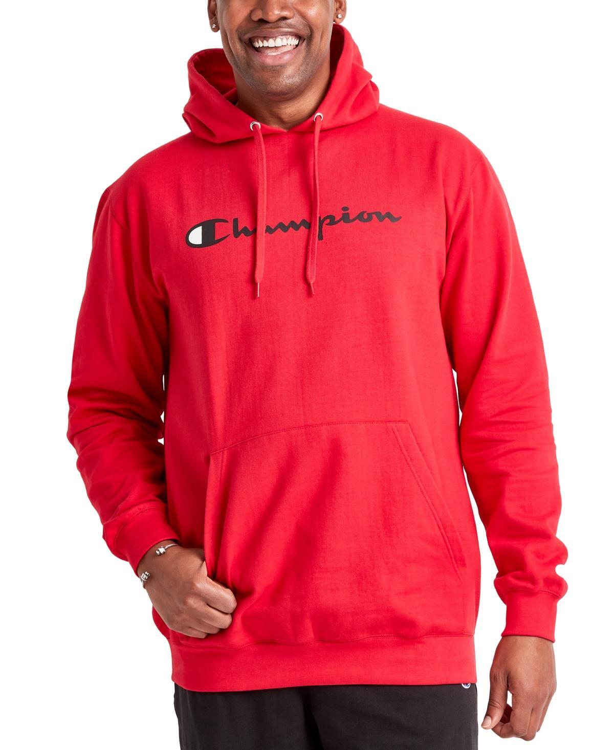 Team Red Scarlet Logo Powerblend Hoodie - Big & Tall Product Image