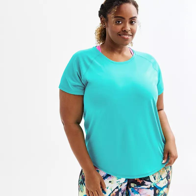 Plus Size Tek Gear Dry Tek Short Sleeve Tee, Womens Product Image