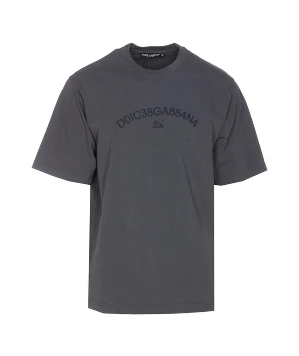 Logo T-shirt In Grey Product Image