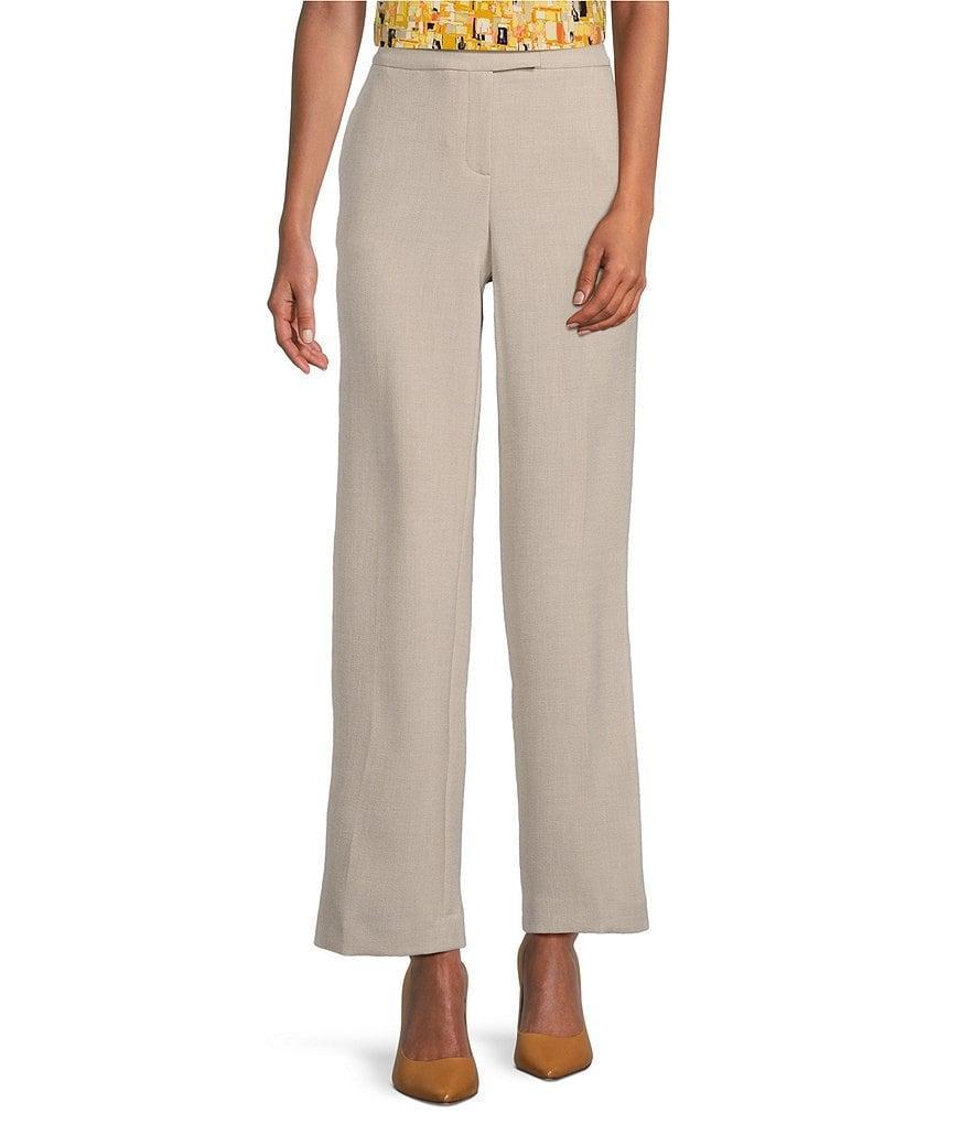 Kasper Flat Front High Waisted Extended Tab Trouser Pants Product Image