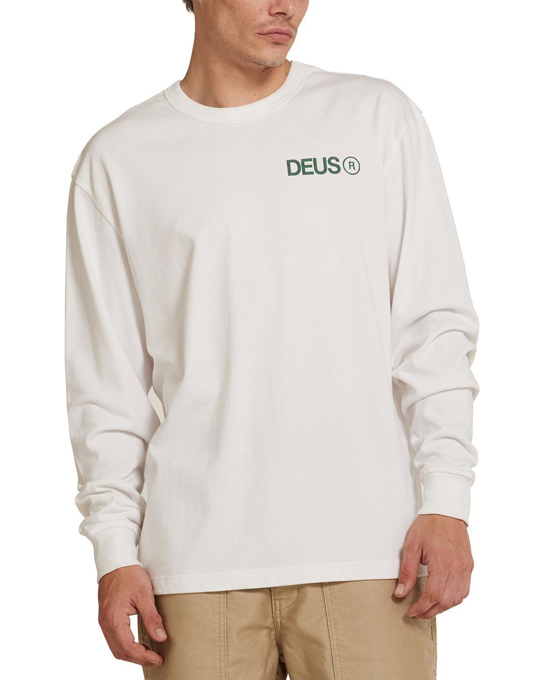 Beams Ls Cordura Tee - Vintage White Product Image