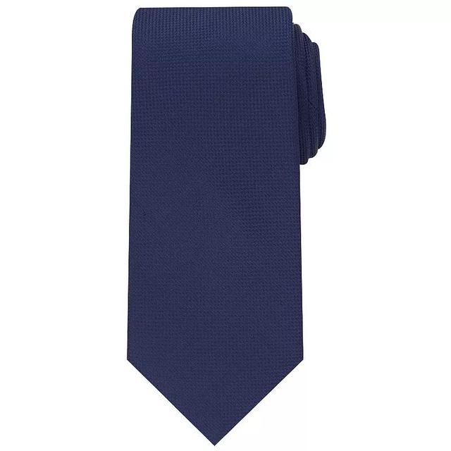 Mens Bespoke Solid Tie, Blue Oxford Product Image