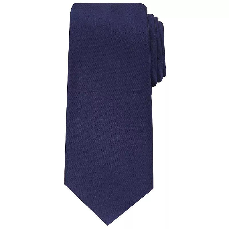 Mens Bespoke Solid Tie, Blue Mitchell Product Image