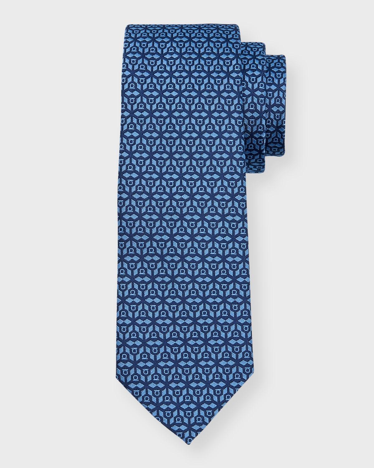 Mens Gancini Jacquard Silk Tie Product Image